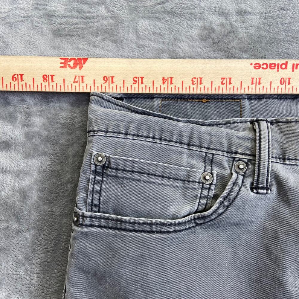Levi's 511‎ Slim Jeans Men's 34x36 Gray Cotton Blend Casual - Picture 6 of 9
